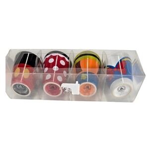 Disney Character Shot Glass Set Mickey Minnie Donald Goofy Collectible Drinkware